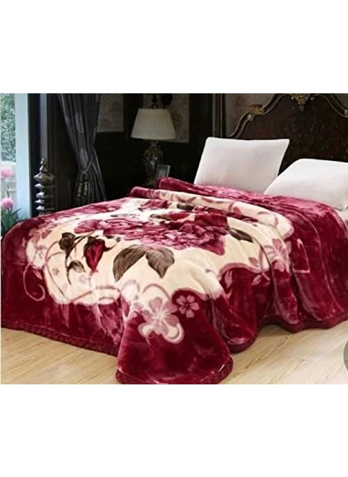 WINSTON HOME Cloudy Kids Blanket Single Bed Double Ply Super Soft Fabric Mink for Heavy Winters with English Colors 50 X 85 Inches for Boys and Girls Multicolor