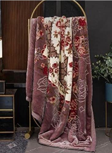 WINSTON HOME Cloudy Kids Blanket Single Bed Double Ply Super Soft Fabric Mink for Heavy Winters with English Colors 50 X 85 Inches for Boys and Girls Multicolor