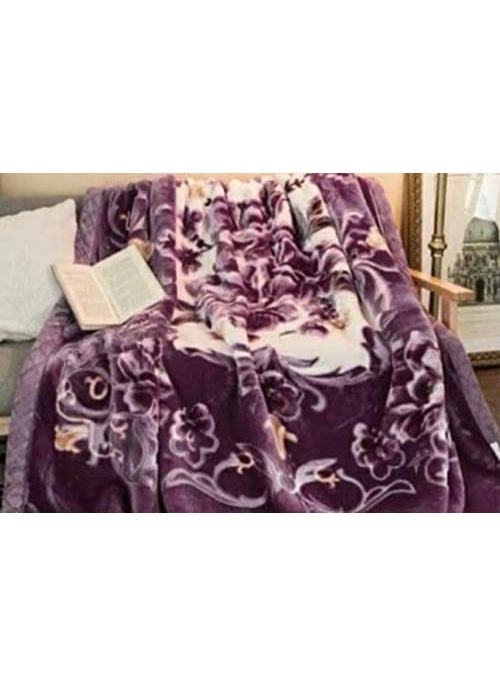 WINSTON HOME Cloudy Kids Blanket Single Bed Double Ply Super Soft Fabric Mink for Heavy Winters with English Colors 50 X 85 Inches for Boys and Girls Multicolor