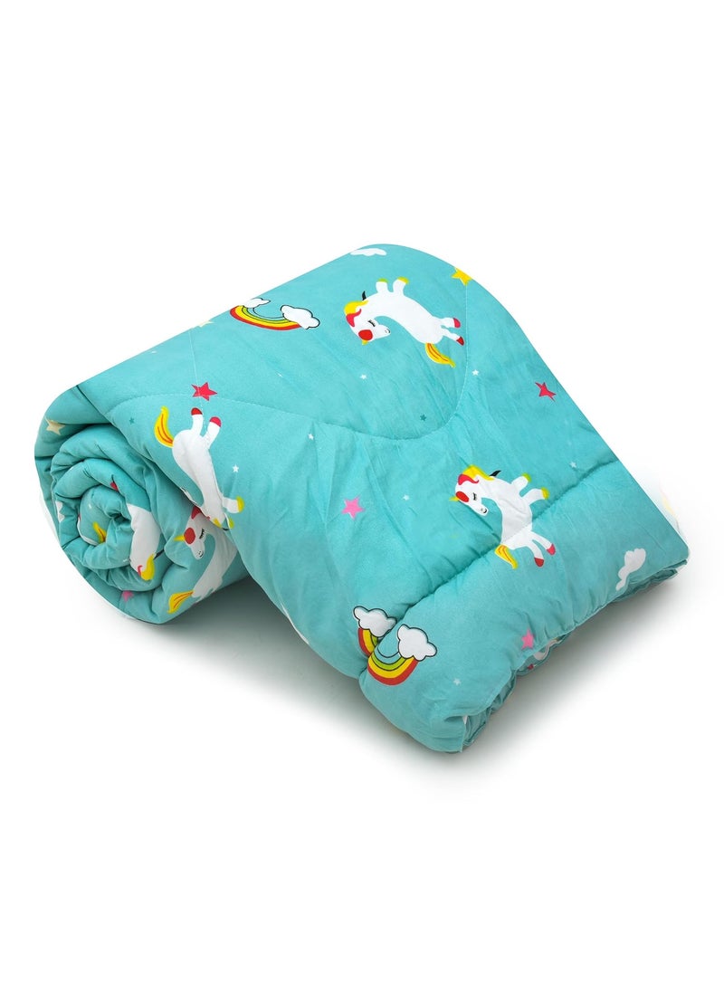 COZY FURNISH Reversible Kids Comforter Blanket Quilt Super Soft AllSeason 150 GSM 08 Years 60x45 Inches for Kids Summer Winter Blanket for Kid Boys Girls