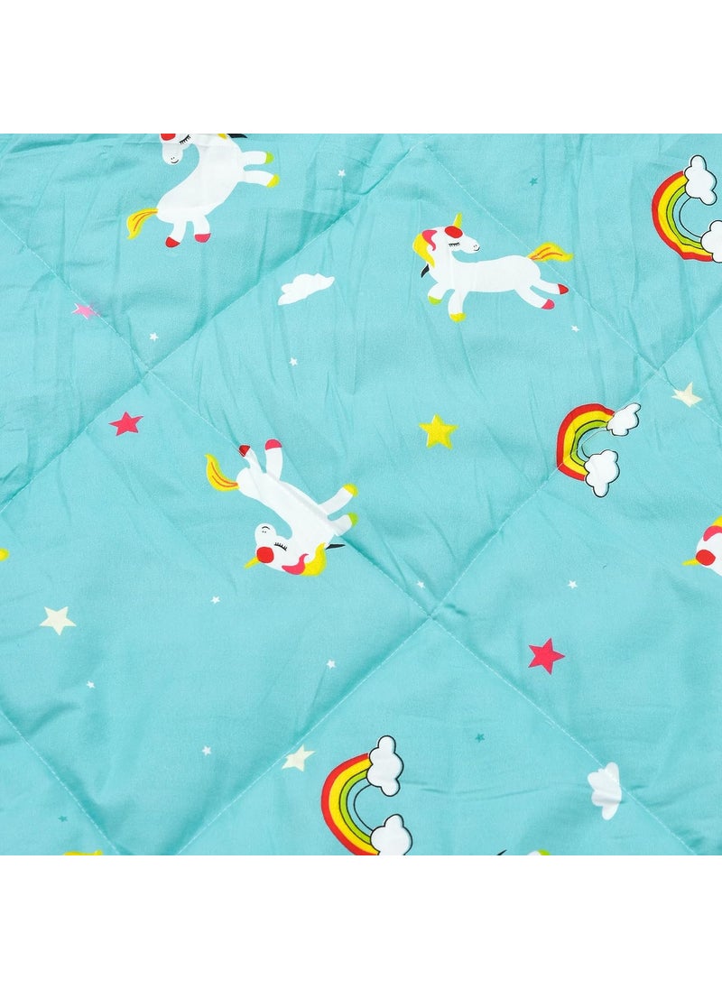 COZY FURNISH Reversible Kids Comforter Blanket Quilt Super Soft AllSeason 150 GSM 08 Years 60x45 Inches for Kids Summer Winter Blanket for Kid Boys Girls