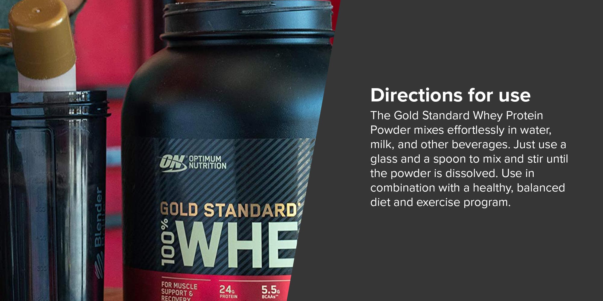 Gold Standard Whey Protein Powder - Strawberry Banana