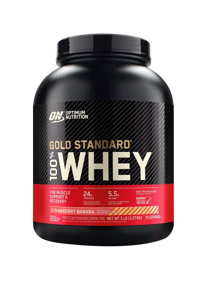 Gold Standard Whey Protein Powder - Strawberry Banana