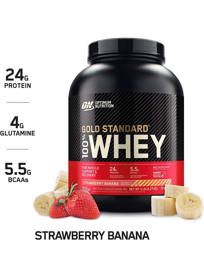 Gold Standard Whey Protein Powder - Strawberry Banana