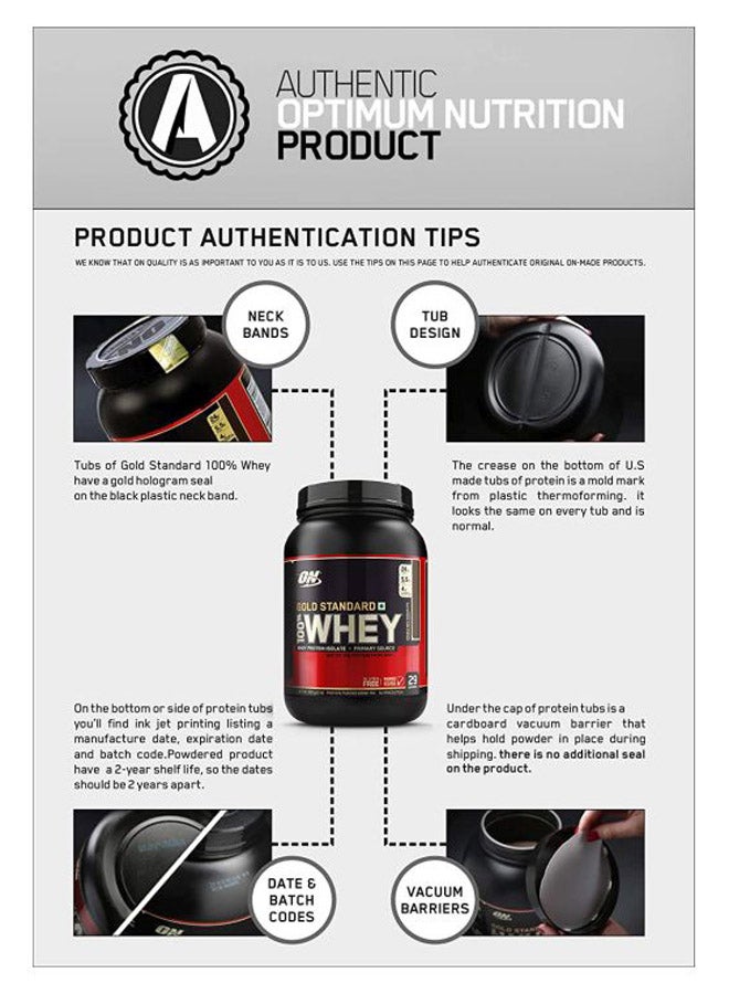 Gold Standard Whey Protein Powder - Strawberry Banana