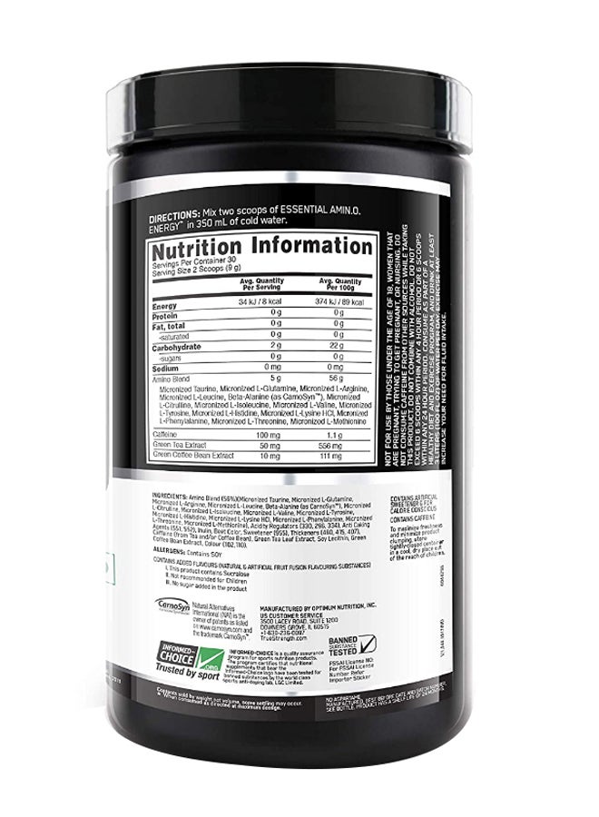 Essential Amin.O. Energy - Fruit Fusion - 30 Servings