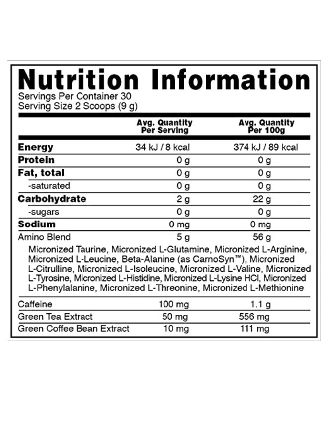 Essential Amin.O. Energy - Fruit Fusion - 30 Servings