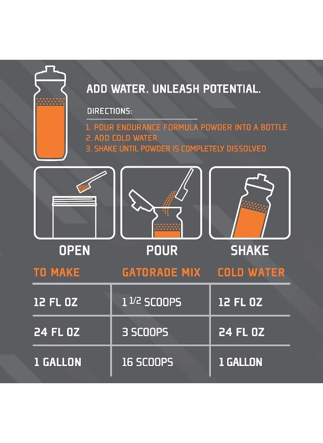 Endurance Formula Powder, Orange, 32Oz
