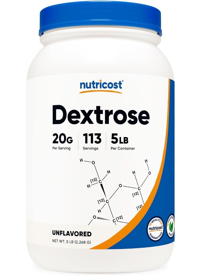 Dextrose Powder 5 Lbs, Non-Gmo, Gluten Free