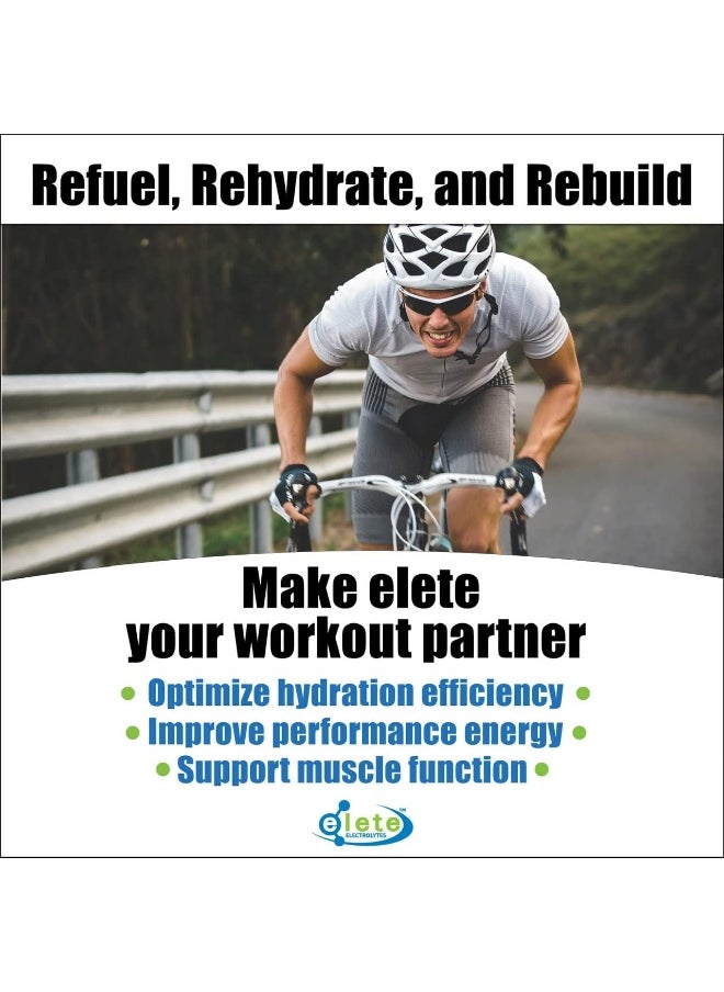 Elete Electrolyte Add-In Hydration Drops | Sodium, Magnesium, Potassium & Trace Minerals | Unflavored, All Natural | Leg And Muscle Cramp Relief | Transform Any Drink Into A Sports Drink, 18.6Oz