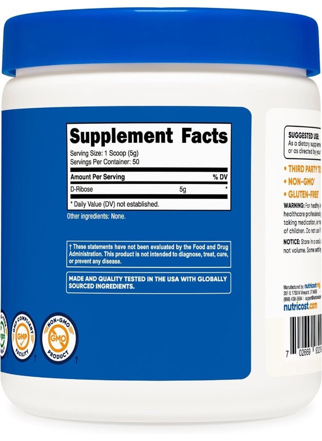 Pure D-Ribose Powder - D-Ribose