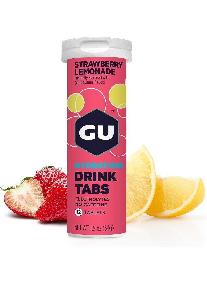 Hydration Electrolyte Drink Tablets (Strawberry Lemonade, 4-Count)