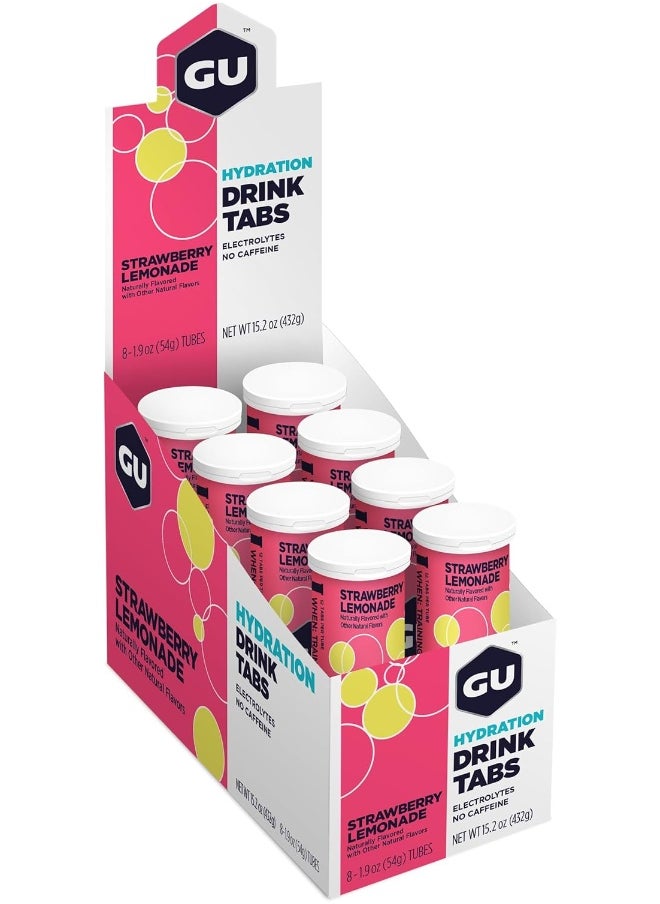 Hydration Electrolyte Drink Tablets (Strawberry Lemonade, 4-Count)