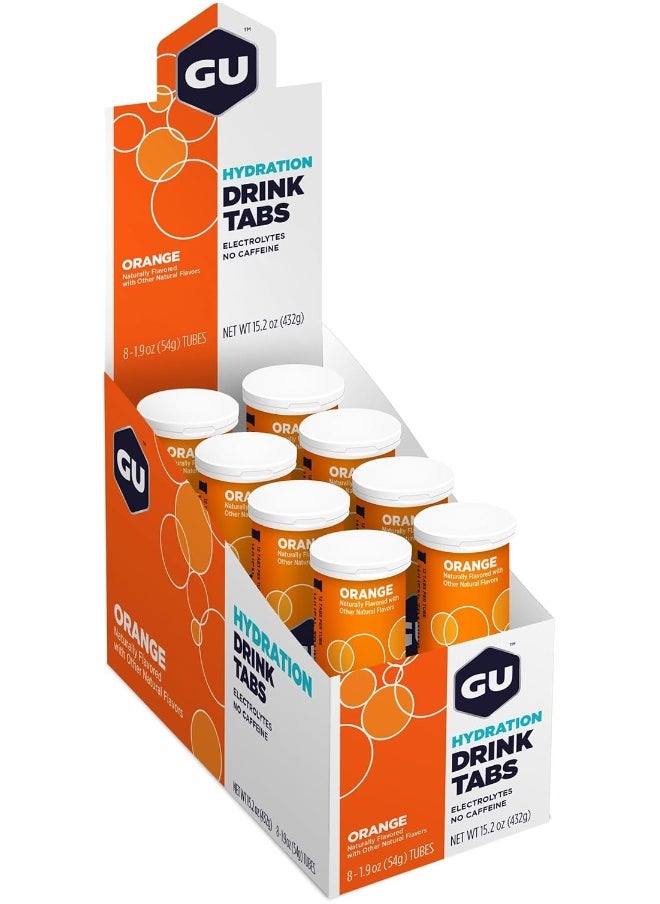 Hydration Electrolyte Drink Tablets, (Orange, 4-Count)