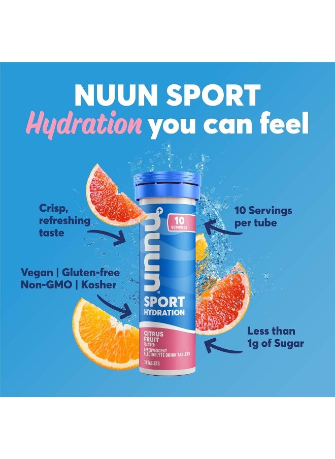 Sport: Electrolyte Drink Tablets, Variety Pack, (60 Servings), 10 Count (Pack Of 6)