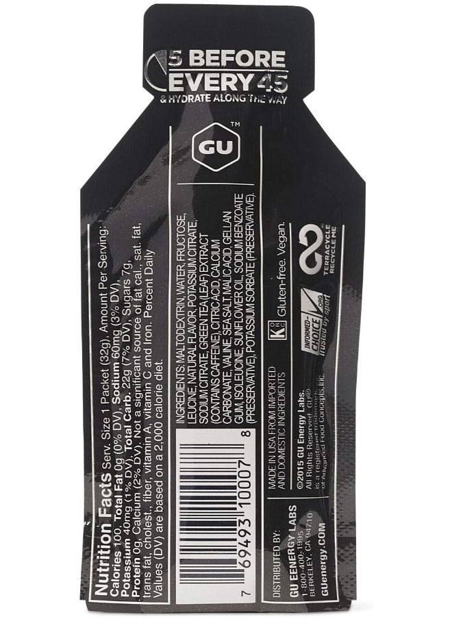 Gu Energy Original Sports Nutrition Energy Gel (Espresso Love, 24-Count)