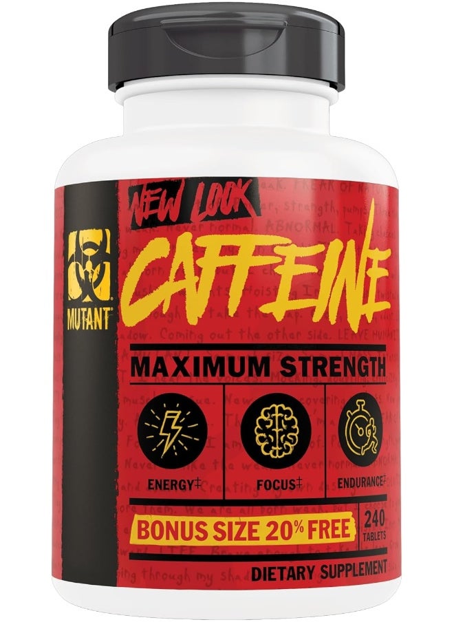 Caffeine - Pure, Straightforward Pharmaceutical Grade Caffeine Pills, Restore Mental Alertness Or Wakefulness When Fatigued, 240 Tablets Per Bottle