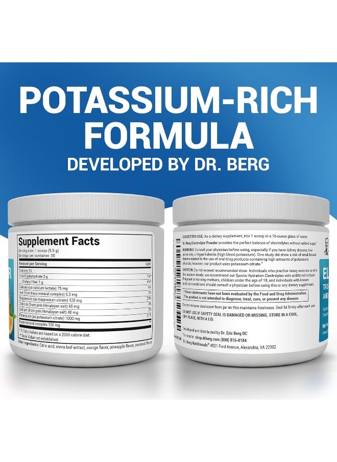 Dr. Berg Zero Sugar Hydration Keto Electrolyte Powder