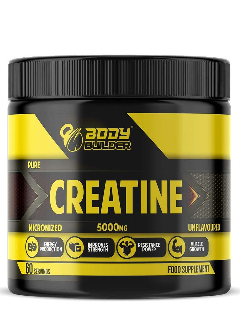 Creatine Monohydrate Unflavored - 300 grams, 60 Servings