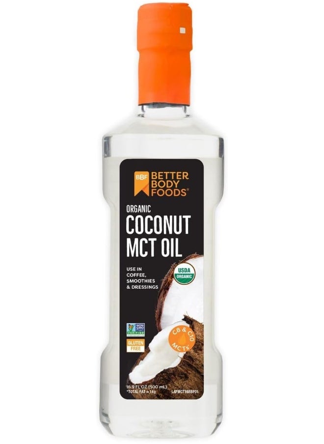 Organic Coconut 100% Mct Oil, 16.9 Oz.