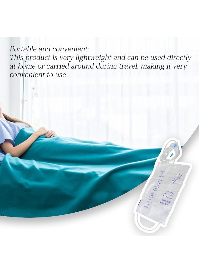 1000Ml Clear Disposable Coffee Cleanse Detox Bags Silicone Bag Set With Tube Hose For Women And Men Pack Of 10