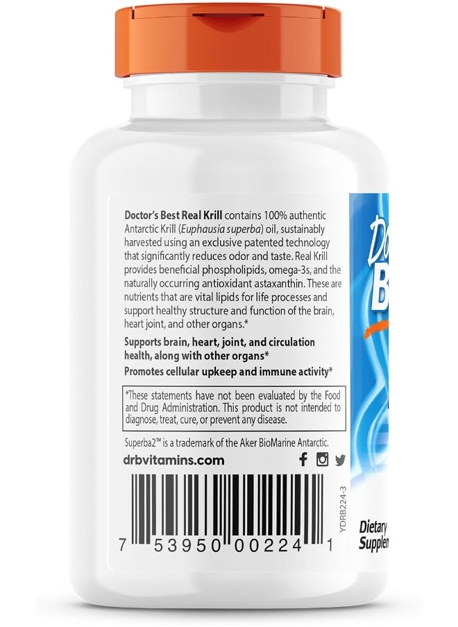 Real Krill, 350Mg 60-Count