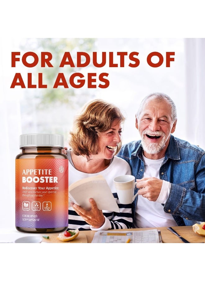 Appetite Booster Weight Gain Stimulant Pills Extra Strength Underweight Adults Fortified With Lysine, Thiamine, Vitamins B2,B6,B12, Pantothenic Acid, Iron
