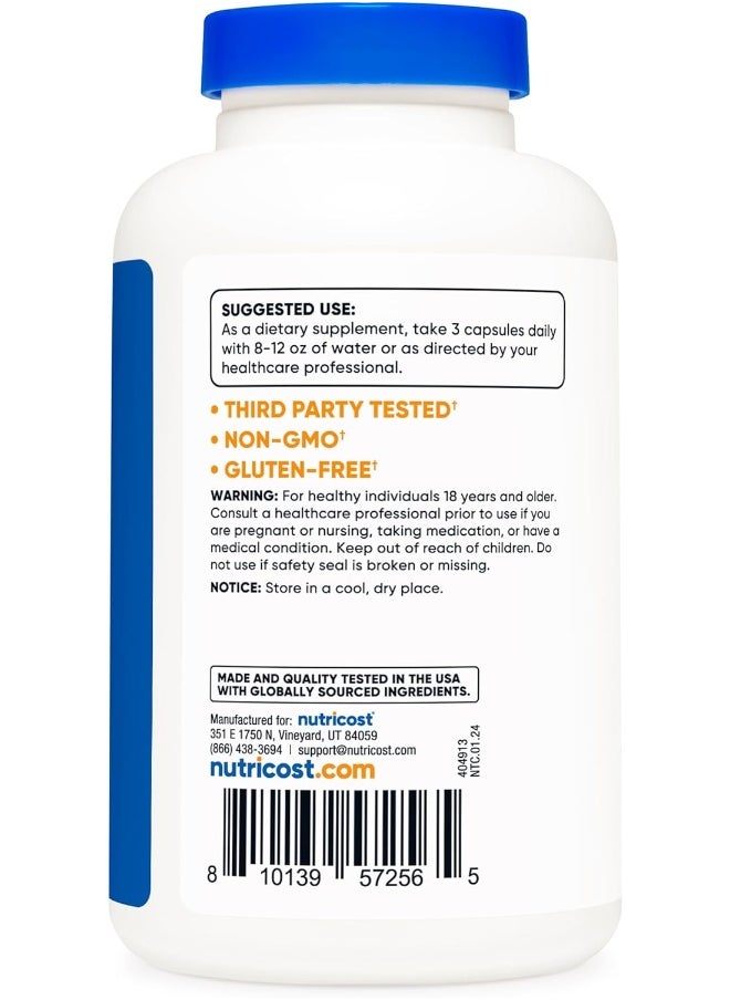 Dandelion Root 525Mg, 240 Capsules - 1575Mg Serving, Non-Gmo, Gluten Free