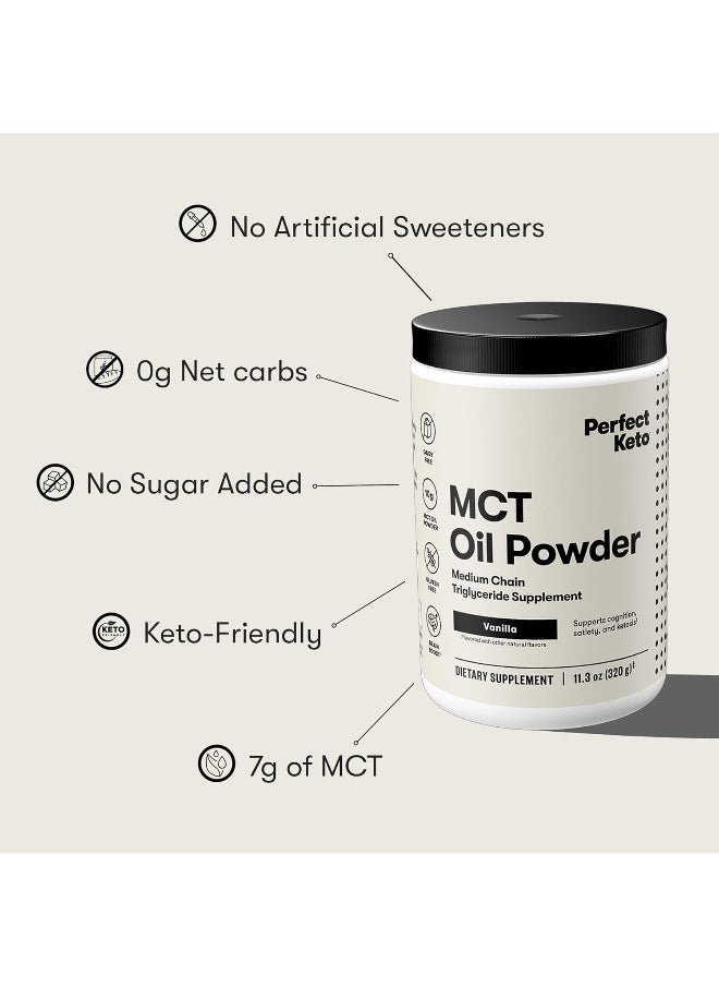 Mct Oil Powder Ketosis Supplement Coffee Creamer (Vanilla)