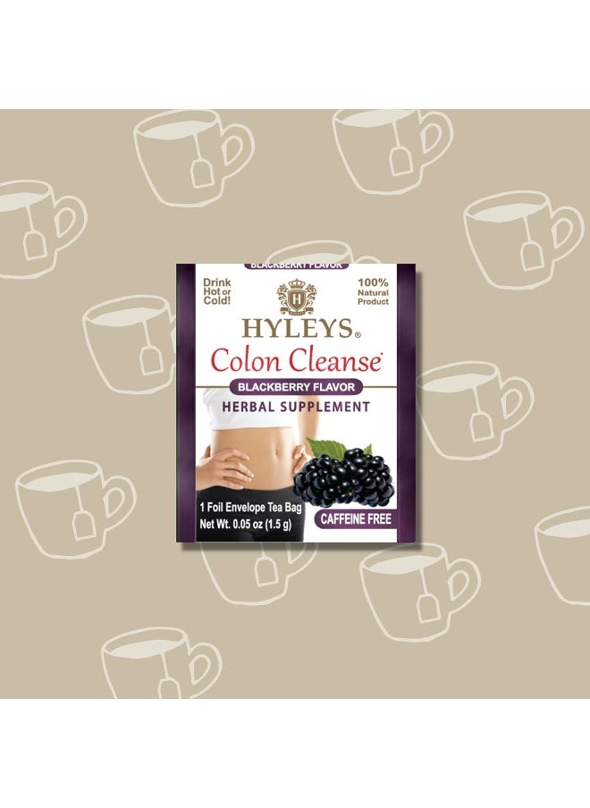 Colon Cleanse Tea Blackberry Flavor - 50 Tea Bags (1 Pack)