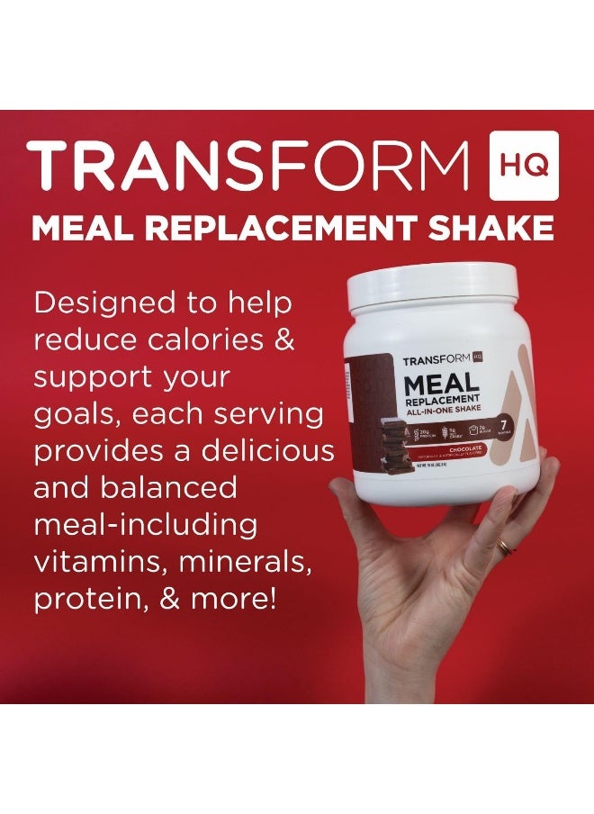 TransformHQ Meal Replacement Shake Powder 7 Servings (Blueberry Cheesecake) - Gluten Free, Non-GMO