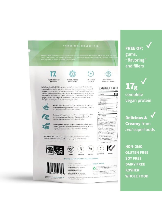 Organic Plant Protein Matcha Nootropics