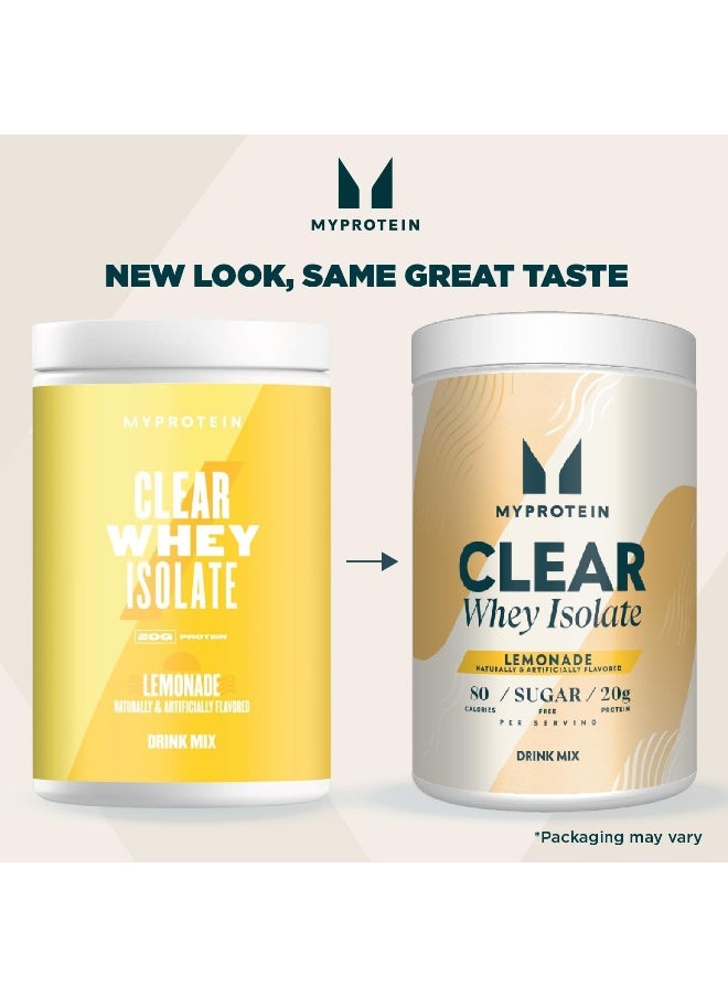 Clear Whey Isolate - 20 Servings (Lemonade)