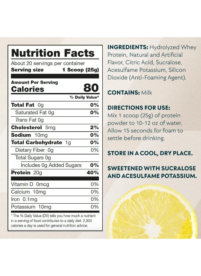 Clear Whey Isolate - 20 Servings (Lemonade)