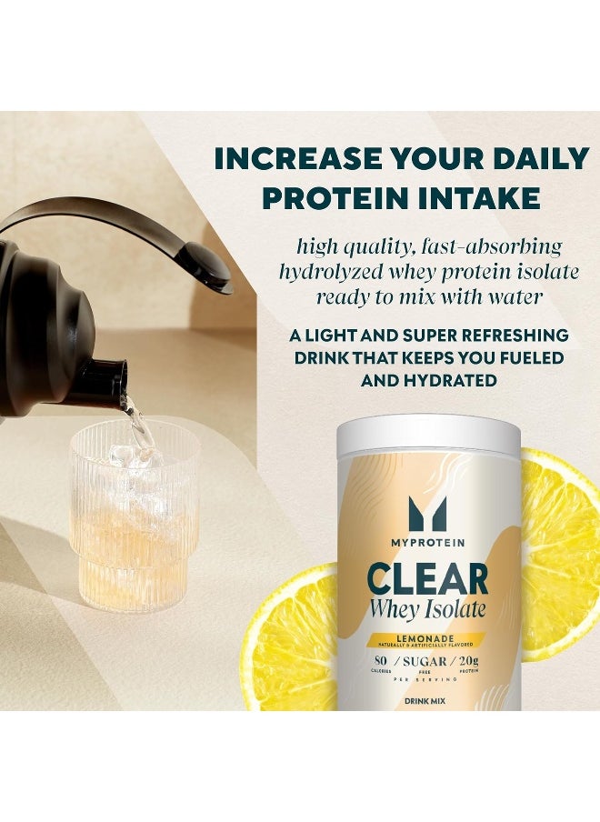 Clear Whey Isolate - 20 Servings (Lemonade)