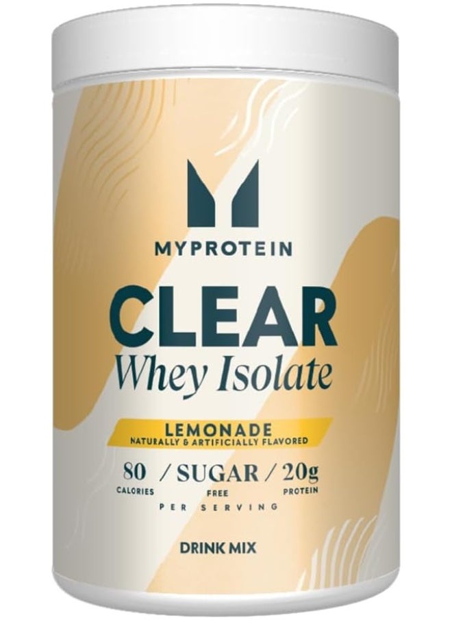 Clear Whey Isolate - 20 Servings (Lemonade)