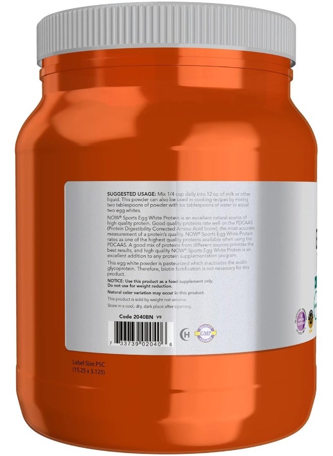 Now Foods - Eggwhite Protein Pure 1.2 Lbs.