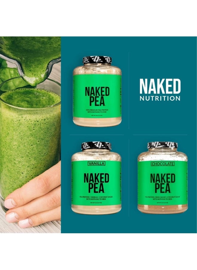 Naked Pea 0.5Kg Pea Protein Isolate From North American Farms - Plant Based, Vegetarian & Vegan Protein. Easy To Digest - Speeds Muscle Recovery - Non-Gmo- Lactose, Soy And Gluten Free - 15 Servings
