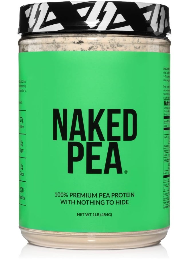 Naked Pea 0.5Kg Pea Protein Isolate From North American Farms - Plant Based, Vegetarian & Vegan Protein. Easy To Digest - Speeds Muscle Recovery - Non-Gmo- Lactose, Soy And Gluten Free - 15 Servings