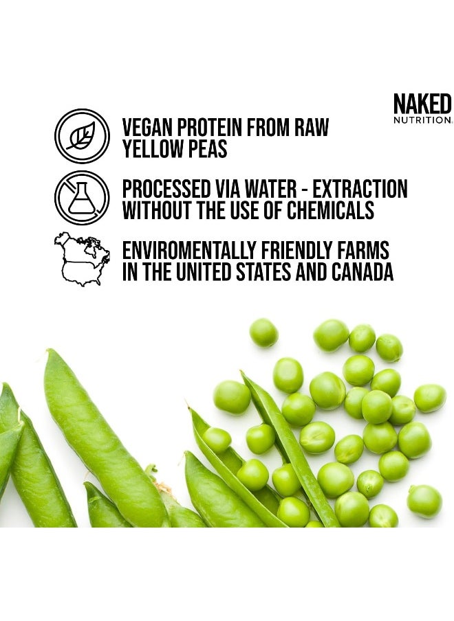Naked Pea 0.5Kg Pea Protein Isolate From North American Farms - Plant Based, Vegetarian & Vegan Protein. Easy To Digest - Speeds Muscle Recovery - Non-Gmo- Lactose, Soy And Gluten Free - 15 Servings