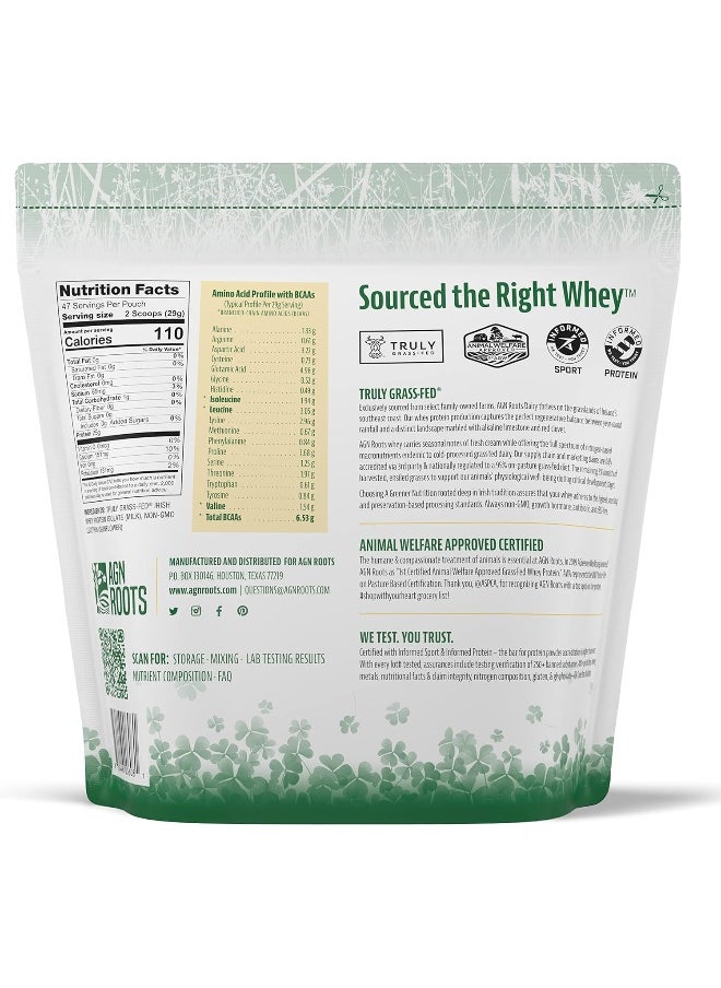 Grassfed Whey Protein