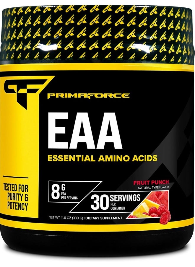 Eaa Powder (30 Servings, Fruit Punch Flavor) | Essential Amino Acids For Pre/Intra Workout And Recovery - Non-Gmo And Gluten Free