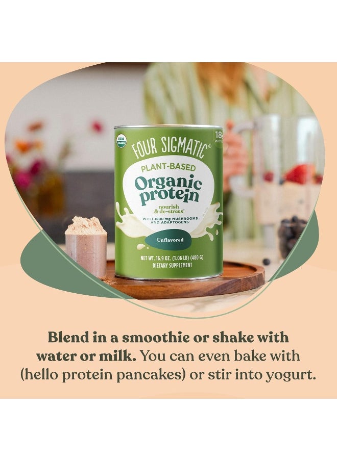 Organic Plant-Based Protein Powder Unflavored