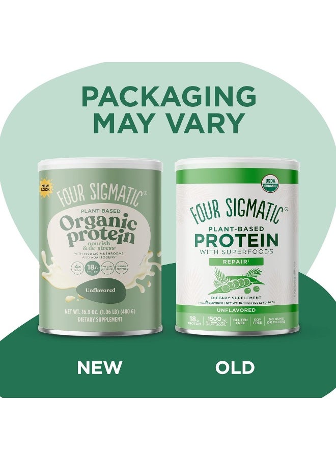 Organic Plant-Based Protein Powder Unflavored