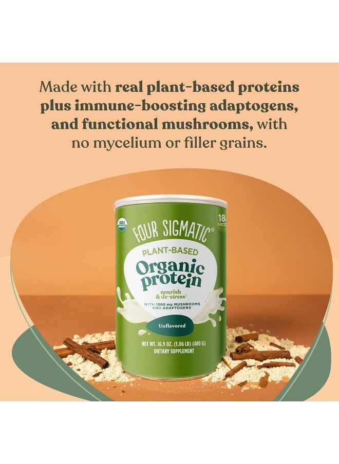 Organic Plant-Based Protein Powder Unflavored