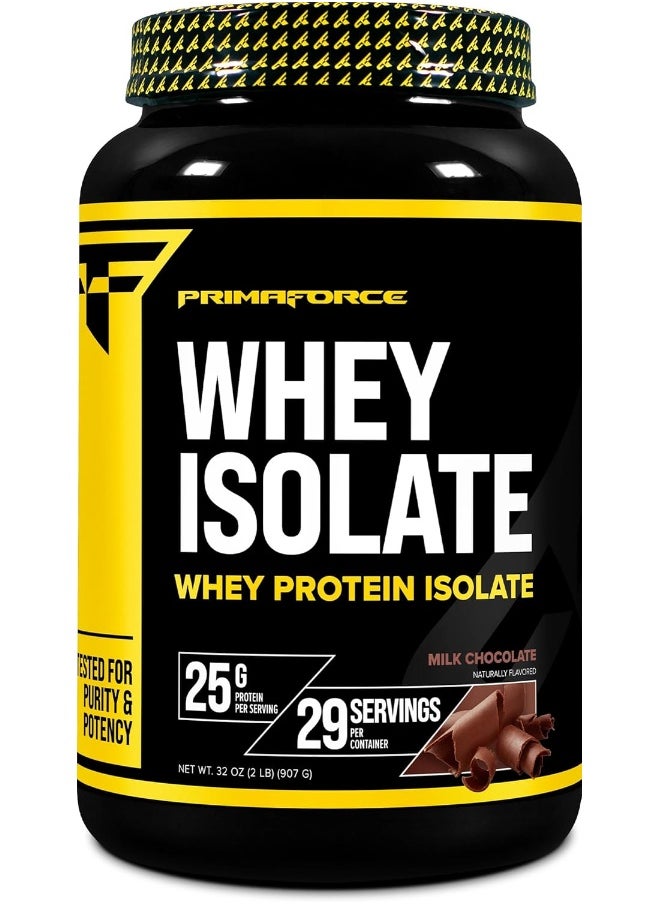Whey Protein Isolate Powder (Chocolate, 2 Lbs) - Non-Gmo, Gluten Free
