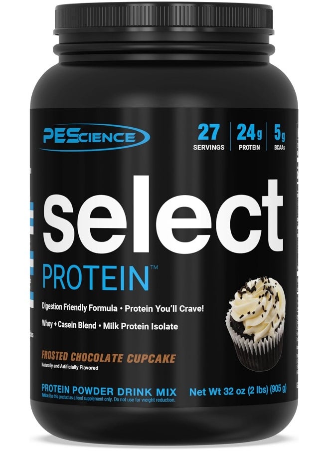- Select Protein - Whey & Casein Protein Powder Supplement Blend - 27 Servings (Frosted Chocolate Cupcake)
