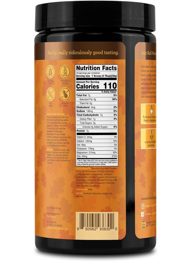 Perk Chill Pumpkin Spice Flavored Drink Mix (18 Servings) - Soothing Flavor