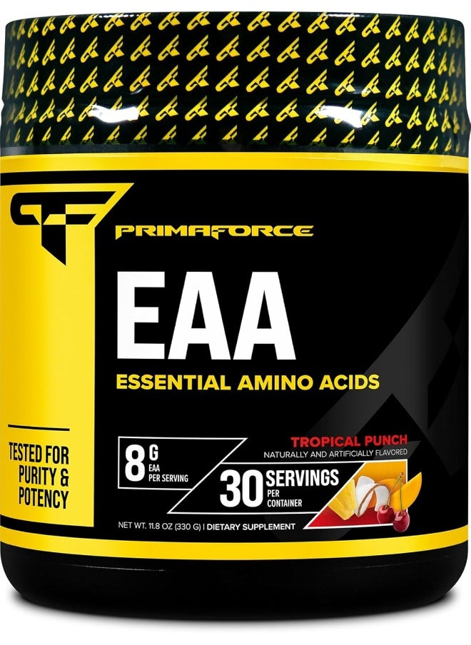 Eaa Powder (30 Servings, Tropical Punch) - Essential Amino Acids For Pre/Intra Workout And Recovery - Non-Gmo And Gluten Free