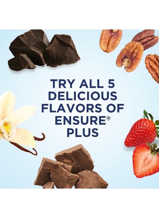 Plus Nutrition Shake, 24 Count, With 16 Grams Of Protein, Meal Replacement Shakes, 8 Fl Oz (Pack Of 24), Rich Dark Chocolate, 192 Fl Oz